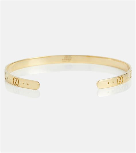 gucci 18kt gold bangle|authentic gucci bangles uk.